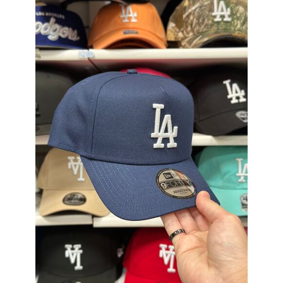 LA Dodgers A-Frame Snapback | New Era 9FORTY | Navy - Picture 1 of 4